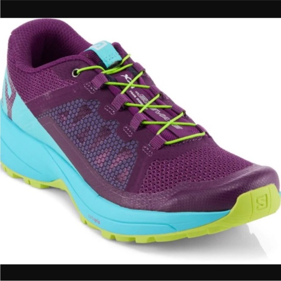 Salomon Shoes - Salomon XA Elevate Trail Running Shoes in Purple / Blue 8